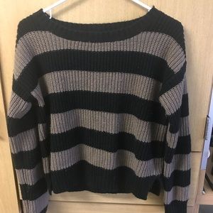 Brown and Black Love Rocks Sweater